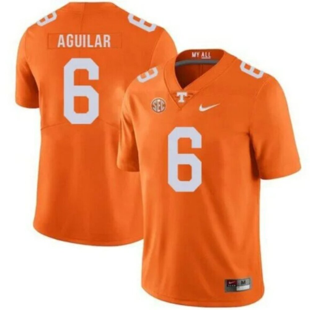 Mens Youths Kids Joey Aguilar Orange Stitched Jersey